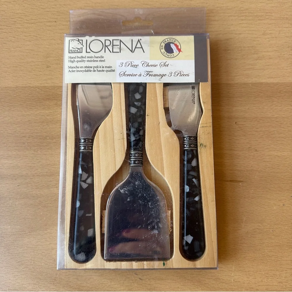 Lorena Brand New Cheese Board Serving Set 3 Pieces